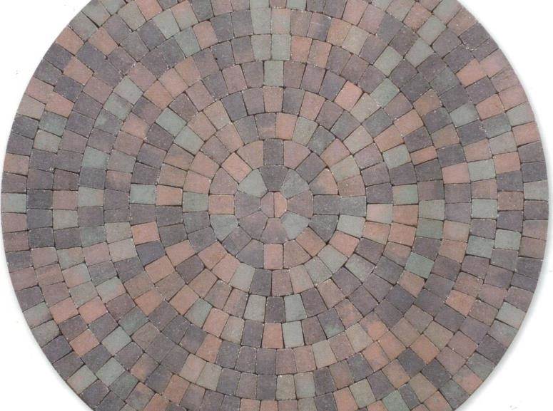 paver patios have many options for colors and shapes. 