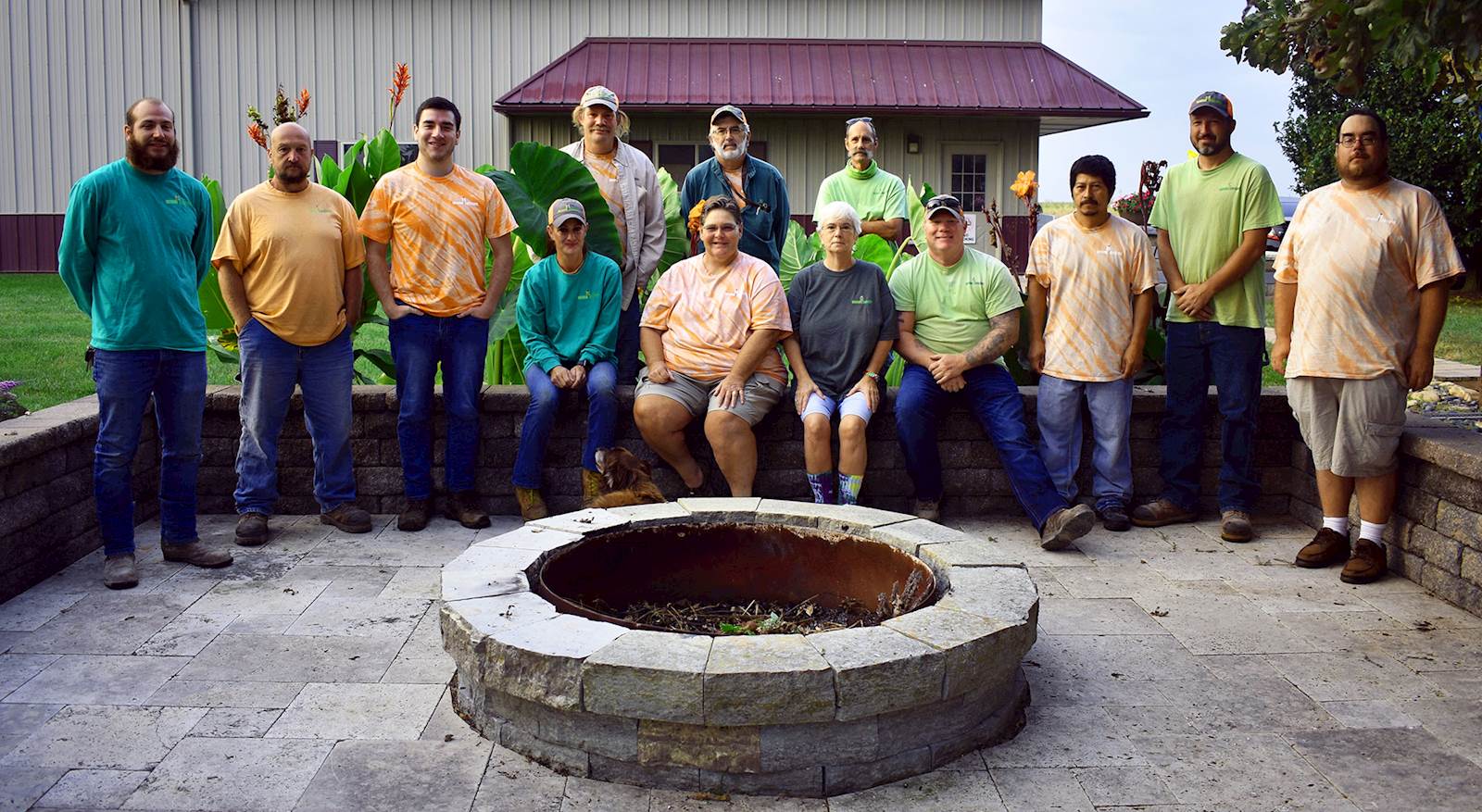 The owners and crew of Designer Landscapes 