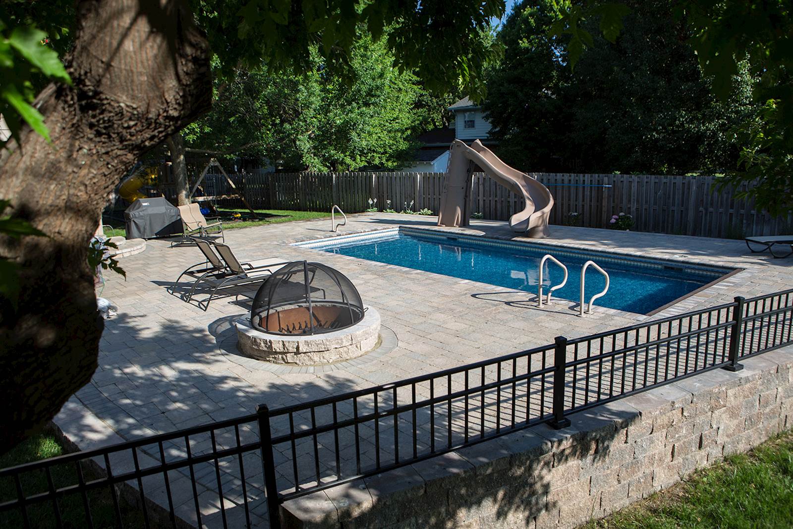 poolside landscaping