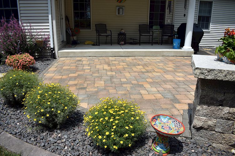 Paver patios are durable and beautiful.