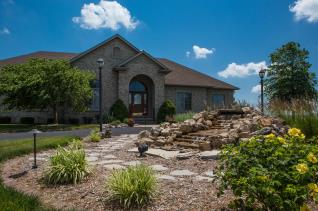 Front yard fountain